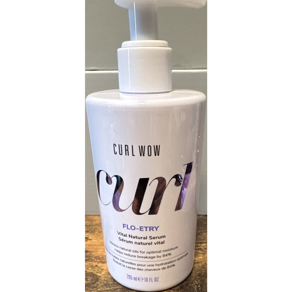 Curl Wow Flo-etry Vital Natural Serum Hair Treatment Serum 10 fl oz